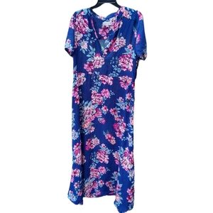 Nanette Lepore Navy floral maxi dress